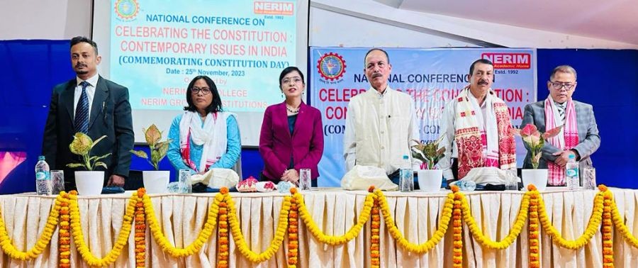 NERIM Law College under the aegis of NERIM Group of Institutions held a national conference on November 25.